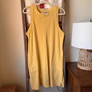 Sleeveless Vintage Style Mini T-Shirt Swing Dress